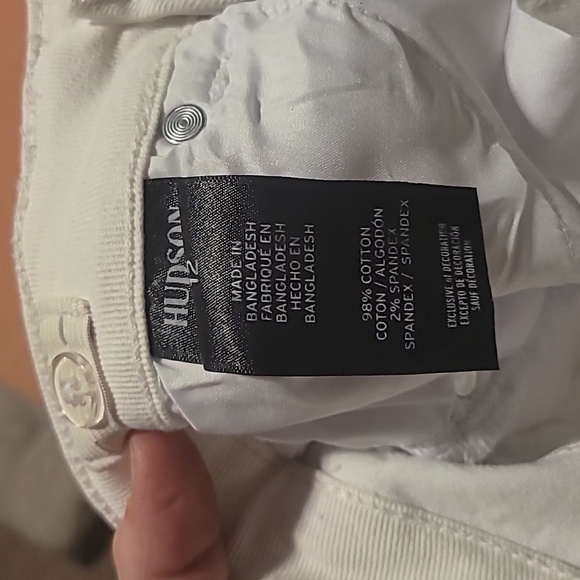 NWT Hudson Skinny Jeans in Classic White Kids Size 12 X3 - Picture 4 of 6